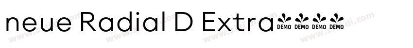 neue Radial D Extra字体转换 neue Radial D Extra字体转换